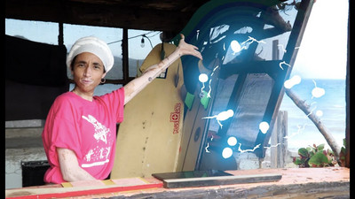 Jallanzo The Dub Wizard  - Interview in Jamaica @ Wickie Wackie Beach