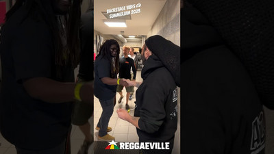 Alborosie & Mortimer meeting Backstage @ SummerJam 2023