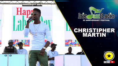 Christopher Martin @ Irie Jam Radio Anniversary Festival 2015 (Onstage TV)