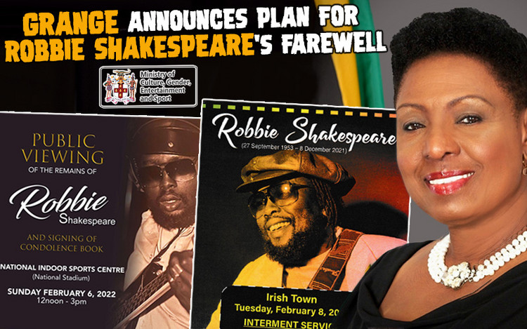 Olivia Grange Announces Plan for Robbie Shakespeare’s Farewell