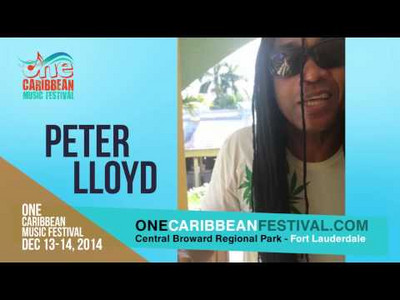 Peter Lloyd @  One Caribbean Music Festival 2014