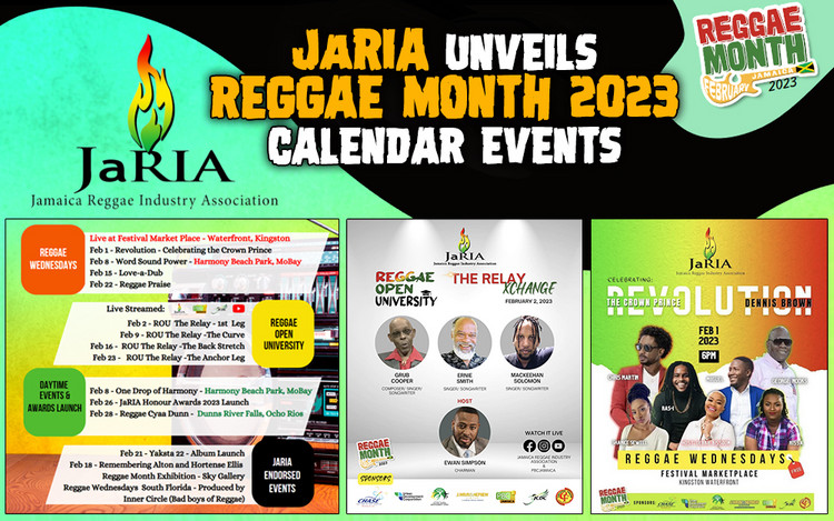 JaRIA Unveils Reggae Month 2023 Calendar Events