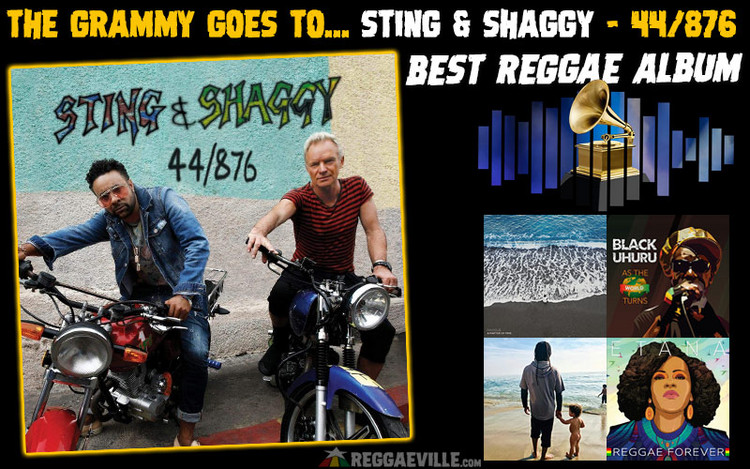 Grammy Award 'Best Reggae Album' Goes To Sting & Shaggy - 44/876
