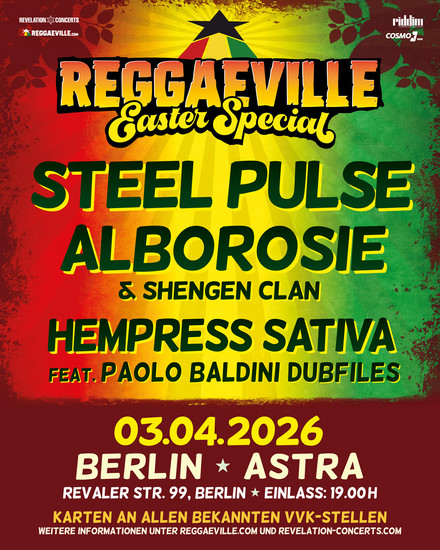 Reggaeville Easter Special - Berlin 2026