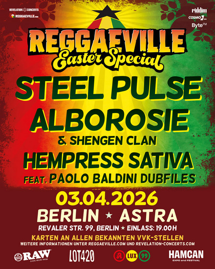 Reggaeville Easter Special - Berlin 2026