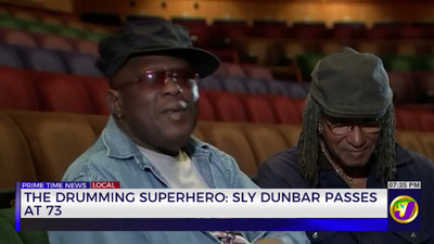 Sly Dunbar Passes at 73 (TV Jamaica)
