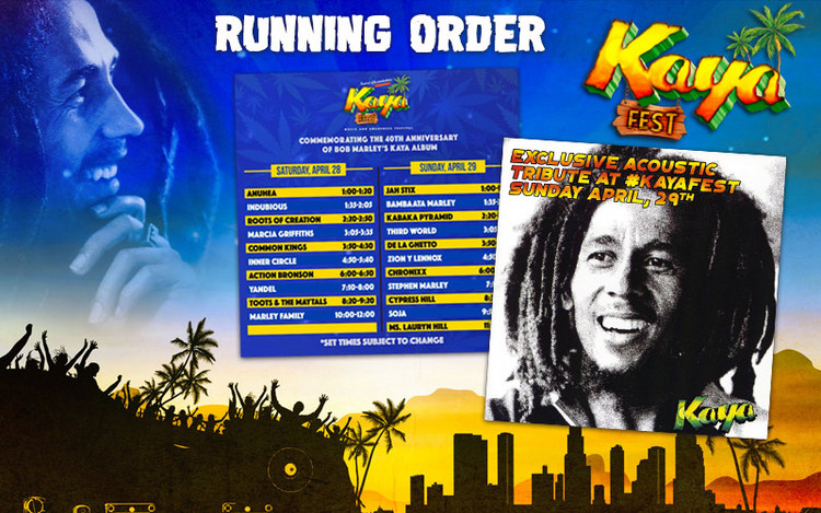 Kaya Fest 2018 - Running Order