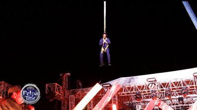 Popcaan... Flying Entrance in Kingston, Jamaica @ Streetz Festival