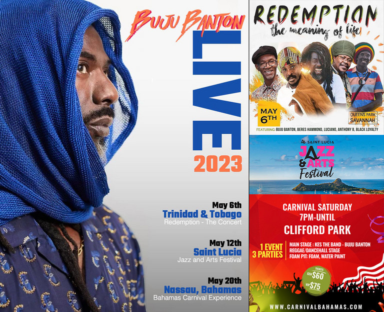 Buju Banton Tourdates - May 2023