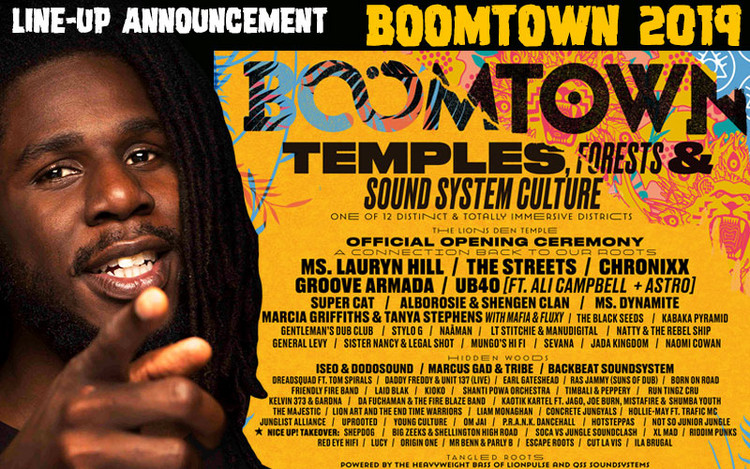 Line-Up Announcement: Super Cat, Chronixx & Alborosie @ Boomtown 2019