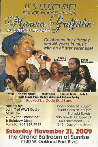 Marcia Griffith 11/21/2009