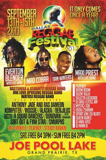 Dallas Reggae Festival 2013