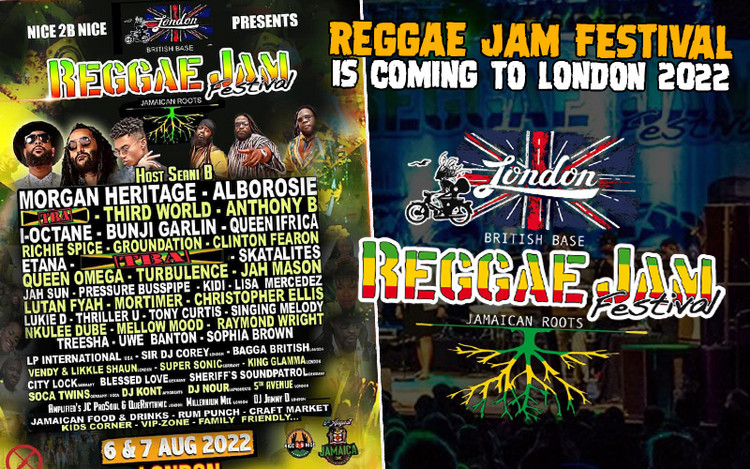 Reggae Jam Festival Is Coming To London 2022