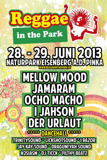 Reggae In The Park 2013