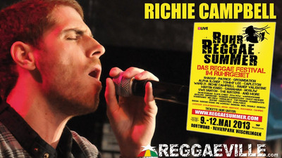 Richie Campbell @ Ruhr Reggae Summer in Dortmund