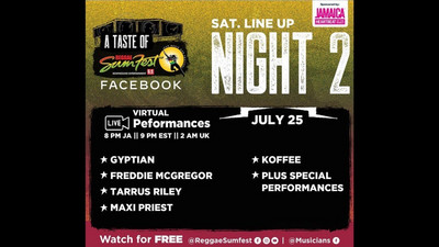 A Taste of Reggae Sumfest 2020 - Night 2 (Live Stream)