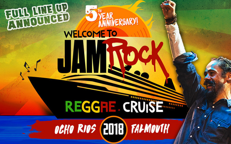 Welcome To Jamrock Reggae Cruise 2018 - Full Line Up