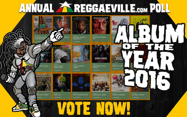 Vote now @ Reggaeville's Album of the Year 2016 Poll