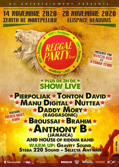 CANCELLED: Reggae Party - Montepellier 2020