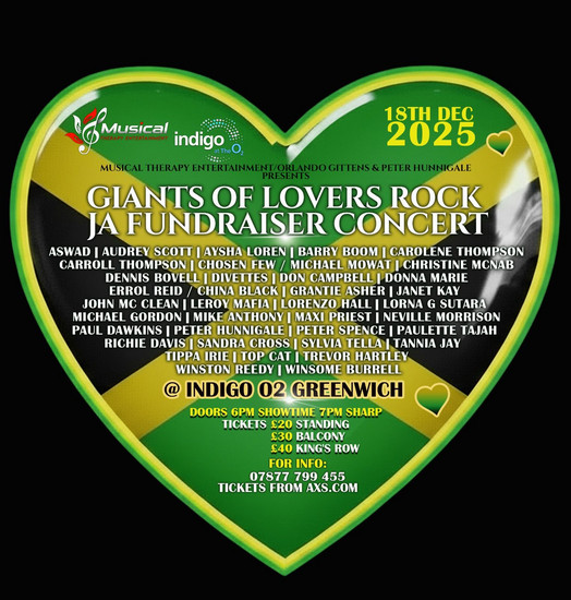 Giants of Lovers Rock JA Fundraiser Concert 2025
