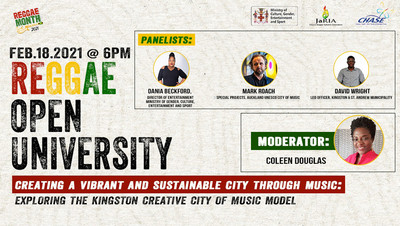 Reggae Open University - Reggae and the Music City (Live Stream)