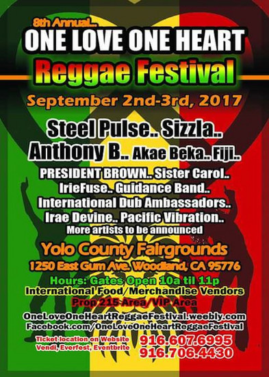 One Love One Heart Reggae Festival 2017