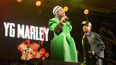 YG Marley & Lauryn Hill - Praise Jah In The Moonlight @ Jo Mersa Marley Birthday Celebration