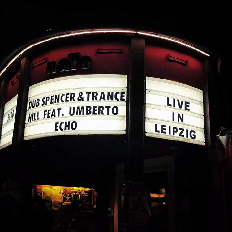 Dub Spencer & Trance Hill feat. Umberto Echo - Live in Leipzig