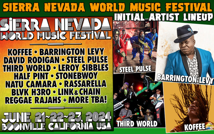Koffee, Barrington Levy, Steel Pulse @ Sierra Nevada World Music Festival 2024