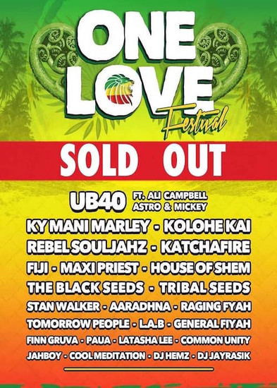 One Love Festival NZ 2019