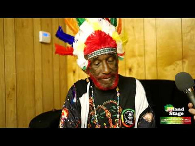 Interview with Lee Scratch Perry @ Riot Fest 2015 by Island Stage