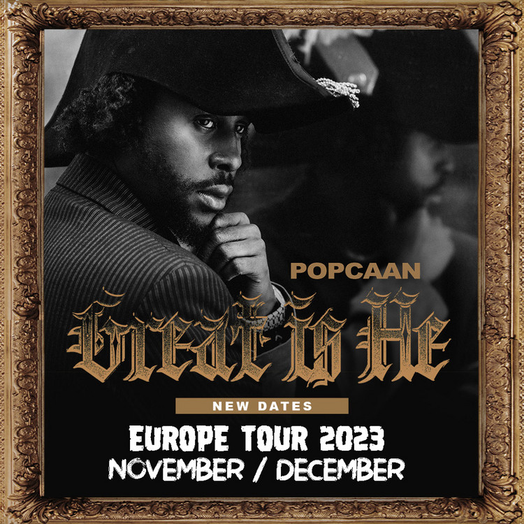 Popcaan 'Great Is He' Europe Tour - November & December 2023