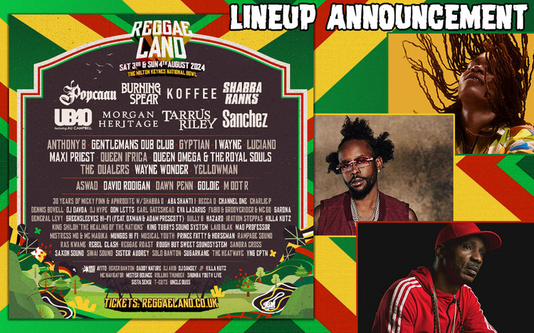 Shabba Ranks, Koffee, Popcaan @ Reggae Land 2024