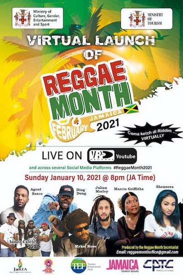 Reggae Month 2021 - Virtual Launch