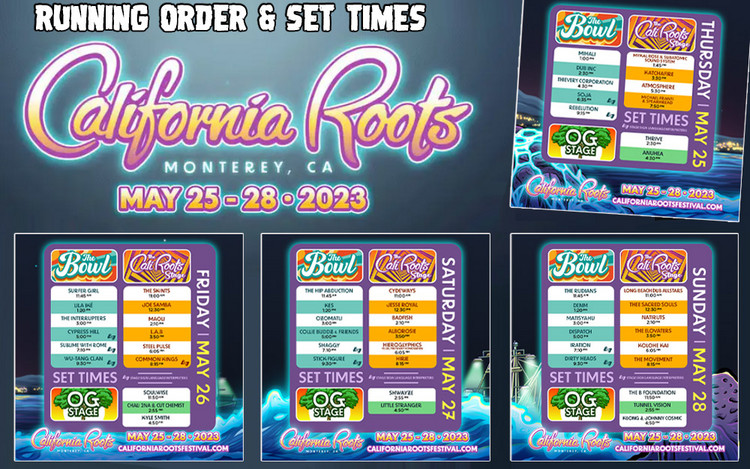 California Roots 2023 - Running Order, Set Times & Live Stream