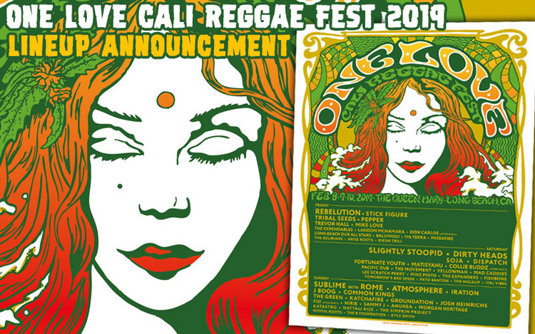 One Love Cali Reggae Fest 2019 - Lineup Announcement