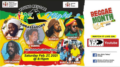 Young Reggae Ambassadors 2021