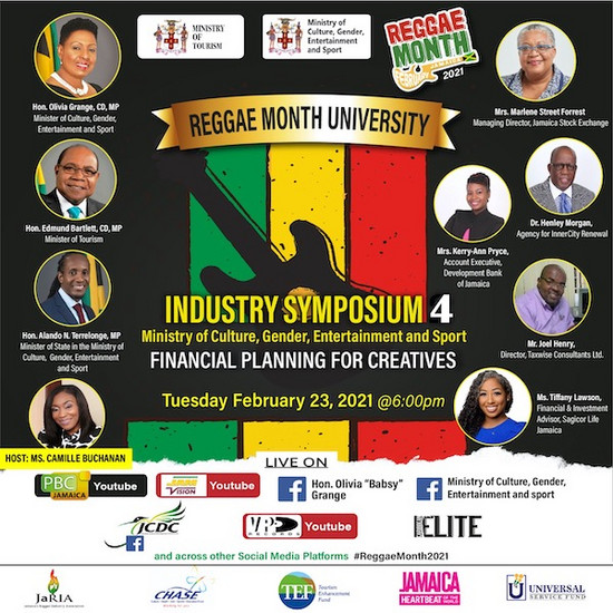 Reggae Month University - Industry Symposium #4 2021