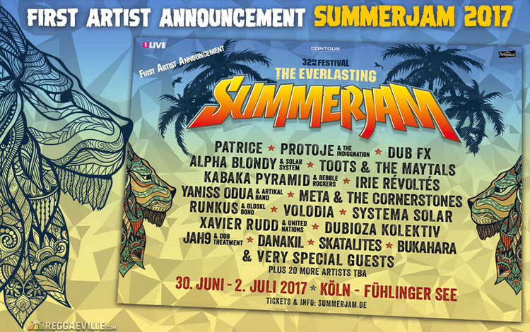 SummerJam 2017 - First Artist Announcement