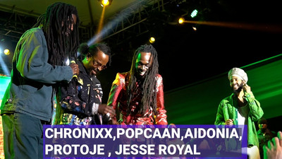 Chronixx, Protoje, Aidonia , Popcaan,&Jesse Royal Sing Each Others Song @ Lost In Time Festival 2023