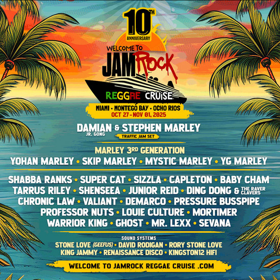 Welcome To Jamrock Reggae Cruise 2025