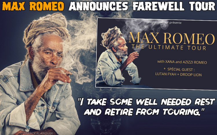 Max Romeo Announces Farewell Tour - The Ultimate Tour 2023
