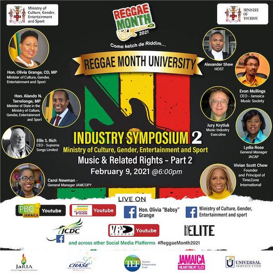 Reggae Month University - Industry Symposium #2 2021