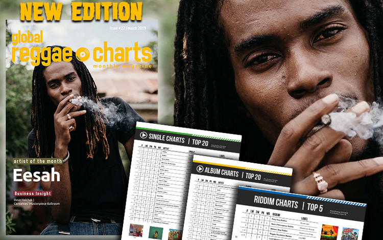 Eesah @ Global Reggae Charts - Issue 22 (March 2019)