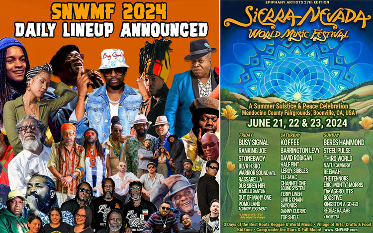 Sierra Nevada World Music Festival 2024 - Daily Lineup