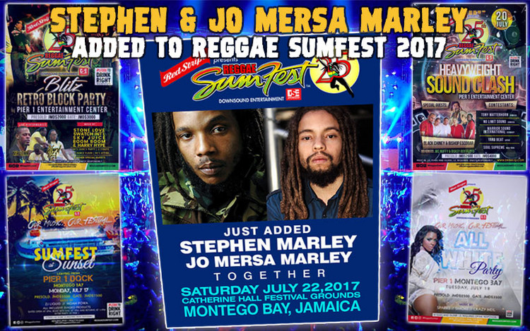 Stephen Marley & Jo Mersa Marley added to Reggae Sumfest 2017