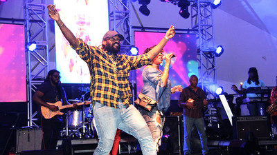 Tarrus Riley & Friends in Kingston, Jamaica @ Emancipation Park