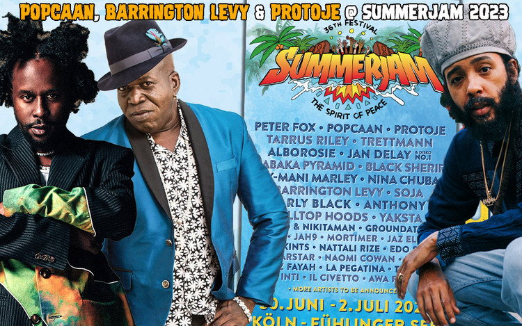 Popcaan, Barrington Levy & Protoje @ SummerJam 2023