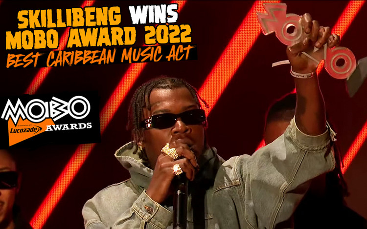 Skillibeng wins 'Best Caribbean Music Act' MOBO Award 2022