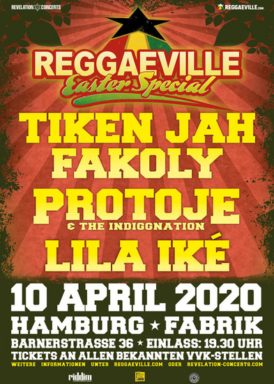 Cancelled: Reggaeville Easter Special - Hamburg 2020